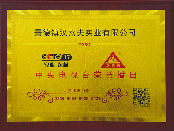 中央電視臺(tái)榮譽(yù)播出